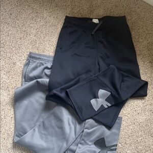 Under Armour Kids Black and Gray Sweatpants Set